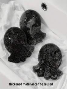 Reusable Laundry Pet Hair Remover, Easy To Remove Dog Hair And Clean Reusable Dryer Balls, Non-Electric Defuzzer, Reduces Wrinkles, Saves Drying Time, Cute Bear Design, Laundry Machine Friendly, Pet Hair Remover - Black - View 12