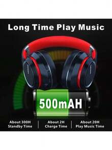 Lenovo HD200 Bluetooth Earphones Over-ear Foldable Computer Wireless Headphones Noise Cancellation HIFI Stereo Gaming Headset - 黑色 - 查看 3