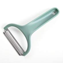 Cortadora de repollo de doble hoja japonesa, rebanadora de repollo de acero inoxidable, pelador manual multifuncional de cocina - Cepillo de dientes de doble filo - amarillo - Ver 8