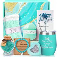Birthday Gifts For Women,Get Well Soon Inspirational Gift Set Box,Gift Baskets  For Women, Best Friend Birthday Gifts,Thanksgiving, Halloween, Fall,Valentine's Day,Christmas,New Year Gifts Box, - 綠薄荷 - 查看 7