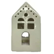 1 buc. Decor romantic de Crăciun pentru casă, din ceramică, accent pentru casă, potrivit pentru sufragerie, hotel și casă de vacanță - alb - Vizualizare 9