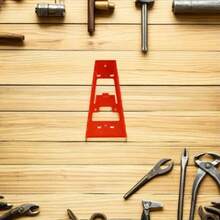 R-2 Piezas  self gae stoe ware tools organizer -mounted tool organizer rack racks Red - como en la foto - Ver 5