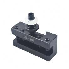 1 Pcs AXA Tool Post 250-101 Wedge Type Quick Change Tool Post Lathe Swing - Black - View 8