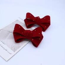 Removable Bow Shoe Clips, Rhinestone Fluffy Polka Dot Shoe Buckle Accessories, Versatile Bow Shoe Clips - Multicolor - View 9