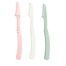 3pcs/Set 3-Color Eyebrow Razor Set With Protective Guard, Foldable Shaving Razor, For Beginners, Anti-Scratch Eyebrow Trimmer - Multicolor - View 10
