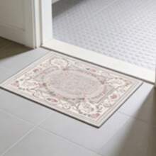 1pc Bathroom Rug Set - Non-Slip Absorbent Microfiber Bathroom Mat | Washable Bathroom Carpet - Multicolor - View 4
