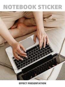 2 piezas de pegatinas protectoras resistentes a los arañazos con diseño impreso para portátiles de 15.6-16 pulgadas, compatibles con HP, Apple, Asus, Compaq