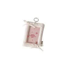 Girly Heart Bow Card Holder Ins Star-Chasing Idol Small Card Display Holder Protective Case - Green - View 5