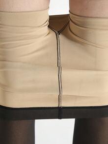 1 Pair 80g Sexy Semi-Sheer Black Pantyhose. This Loose, Warm, And Skin-Like Pantyhose Is Soft And Comfortable, Suitable For Daily Casual Wear As Well As Halloween, Christmas, And Other Holiday Occasions. Suitable For Wearing Temperature Range Of 5°C To 15°C, Warm And Comfortable. - Black - View 6