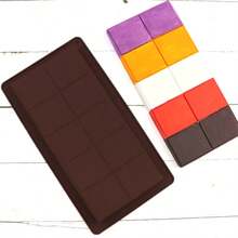 Large Rectangular Chocolate Bar Mold - Made Of Silicone, Ideal For Baking Candies And Cakes, Essential Kitchen Tool