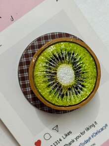 1pc Fruit Themed Magnetic Phone Holder, Retractable Slouchy Desktop Stand - Multicolor - View 12