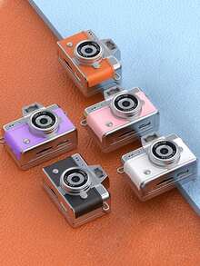 LK-027 复古迷你CCD相机，高清翻转屏，8GB存储卡+读卡器，便携式生日、圣诞节、感恩节、新年礼物 - 相機 + 8G內存卡+讀卡器 - 查看 2