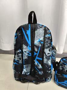 Back To School/Graduation Season Large Capacity Versatile Minimalist Fashion Travel Multi-Function 3 Pieces Set Backpack, Suitable For Various Occasions