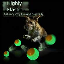 宠物玩具狗狗磨牙球，耐咬TPR材质发声球，适用于狗狗训练 - 彩色 - 查看 5