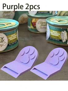 1 Pet Can Opener, Ergonomic Anti Slip Handle, Suitable For Cat/Dog Food Cans, Durable Plastic Kitchen Tool, Easy To Clean Design - Multicolor - View 9