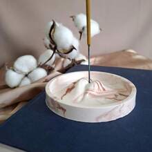 DIY Clay Mold Lip Incense Plate Resin Mold Lip Plate Ashtray Daily Storage Plate Silicone Mold - White - View 5