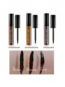 NOVO جل حواجب مقاوم للماء والعرق وطويل الأمد. مكياج حواجب شبه دائم ذو مظهر طبيعي، مناسب للاستخدام اليومي والسفر والمناسبات والهدايا والمناسبات الاجتماعية والأعياد والتخرج والحفلات - 01# بني غامق - مشاهدة 7