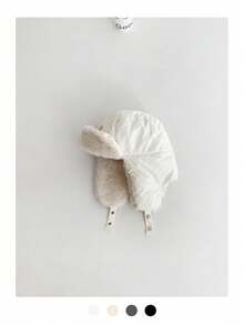 1顶加厚防风保暖乌沙卡帽，冬季护耳帽，户外骑行滑雪帽，秋冬保暖内衬乌沙卡帽，男士度假装扮 - 十字刺繡雷鋒帽 - 查看 13