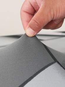 1pc Armless Sofa Bed Cover, Stretch Polyester Fiber Sofa Slipcover, Knitted Milk Silk All Season