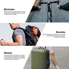 DOKYW Soporte para Bicicleta Airtag, Soporte para Airtag Oculto, Funda de Rastreador GPS para Mayor  de Bicicleta, Incluye Tornillos de - negro - Ver 4