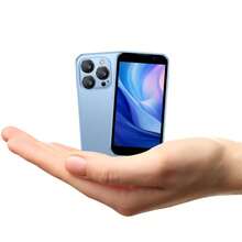 SOYES [Nuevo] Mini smartphone 3G. Doble ranura para tarjeta SIM, compatible con tarjetas TF para ampliar la memoria. Descarga aplicaciones mediante Wi-Fi. Pantalla táctil. Batería de 1000 mAh. 2 GB de RAM + 16 GB de almacenamiento. Sistema Android. Teléfono móvil. Smartphone pequeño. Ideal como regalo de Navidad o cumpleaños. Mini teléfono. - azul claro - Ver 5