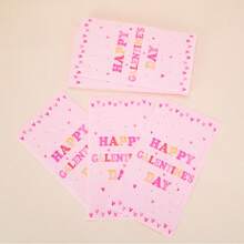 20pcs/40pcs/100pcs Galentines Day Paper Napkins Valentines Day Party Guest Napkins Red Pink Heart Galentine's Gang Decorations Luncheon Cocktail Napkins For Girls Ladies Valentines Party Supplies - Pink - View 4