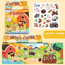 6-Pack Reusable Sticker Books, Removable Sticker Books For Toddlers, Travel Size, Suitable For 3-5 Years Old Boys And Girls, Birthday Gift, Educational Learning Toys - Ocean And Zoo Animals - Multicolor - View 17
