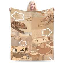 Shelly Dandys World  Blanket Fleece Cozy Ultra-Soft Throw Blankets For Bedding Plush Thin Quilt2.Jpg - trắng - Xem 1