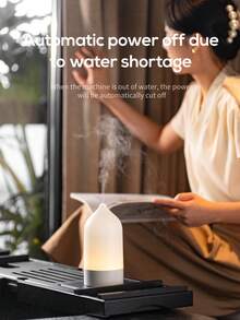 ViSSKO USB Powered Desktop Aroma Diffuser | ABS Body, ≤1A Working Current And ≤5W Power, Energy-Efficient, 120ml Water Tank, 10-20ml/H Mist Output, Warm/Color Lighting, Built-In Chip Protection, Ideal Companion For Office And Study - Multicolor - View 5