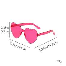Set de 10 accesorii sport retro anii '80, inclusiv geantă de talie, bandă de susținere, bandă de încheietură, jambiere, ochelari, cercei, colier, potrivit pentru femei care participă la petreceri tematice anii '80, evenimente cosplay și baluri mascate, costum de Ziua Îndrăgostiților - Roz fierbinte - Vizualizare 12