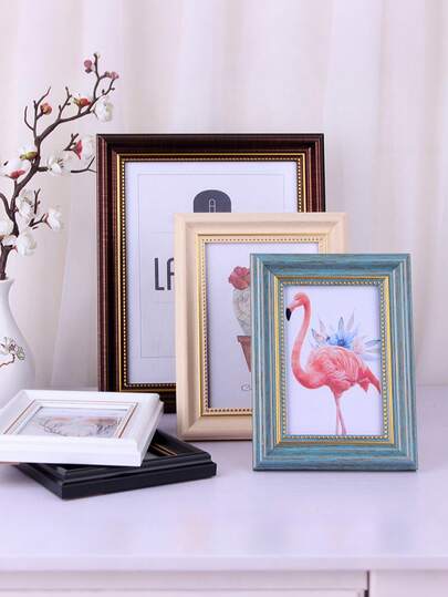 5-Inch Vintage Distressed Farmhouse Rustic Wood Grain Picture Frame, Comes With Clear Plastic Cover, Flexible Tabletop Or Wall Display, Ideal For Living Room, Office Decor, Home Decor, And Holiday Gifts