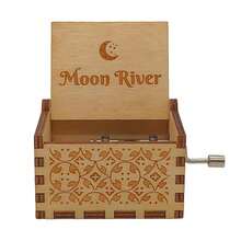 Music Box-Handle Music Box Wooden Retro Music Box For Boys And Girls, Valentine's Day Gift, Great Gift For Friends - Multicolor - View 9