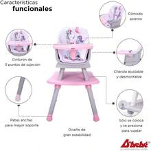 Gaming ChairsD´bebé Silla Alta 4 en 1 grow with me color rosa - SillaHigh4en1Crececonmigo - Ver 3