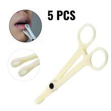 Set de Pinzas CIRCULARES Desechables para Piercing (5 PIEZAS) - Pinzas Estériles para Perforación Profesional - Pinza Circular (5 pz) - Ver 4