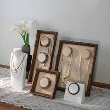 1pc Minimalist Jewelry Display Tray, Multi-Function Organizer For Bracelets, Necklaces, Rings, Jewelry Store Display & Photography Props - Multicolor - View 5