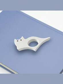 Marcapáginas de gato de dibujos animados, soporte de marcapáginas de gato, clip de libro creativo y lindo para el pulgar