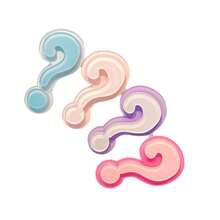 Fun And Funny Question Mark Hair Clip For Women, With Broken Hair On The Side And Bangs On The Forehead. Cute And Creative Duckbill Clip Hair Clip Headband - Multicolor - View 7