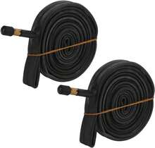 2 Piezas de Tubo Interior de Bicicleta 700x23C Tubo de Neumático de Goma de Butilo con Reemplazo de Válvula América de 48 Mm para Accesorio de Ciclio de Carretera Bicicletas y - albaricoque - Ver 1