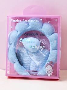 Bộ 4 món băng đô và băng đeo cổ tay phồng mềm mại dùng trong spa, kèm hộp quà tinh tế - Băng đô trang điểm và chăm sóc da dạng mút xốp, món quà dễ thương cho các bữa tiệc và sử dụng hàng ngày. - Nhiều màu - Xem 12