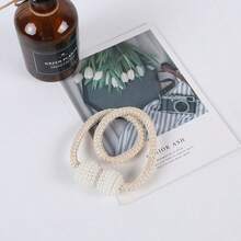 2/4pcs Curtain Tiebacks, For Securing Curtains, Furniture Decoration, Curtain Ties, Used In Bedrooms, Living Rooms, And Offices. - 香檳金 - 查看 4