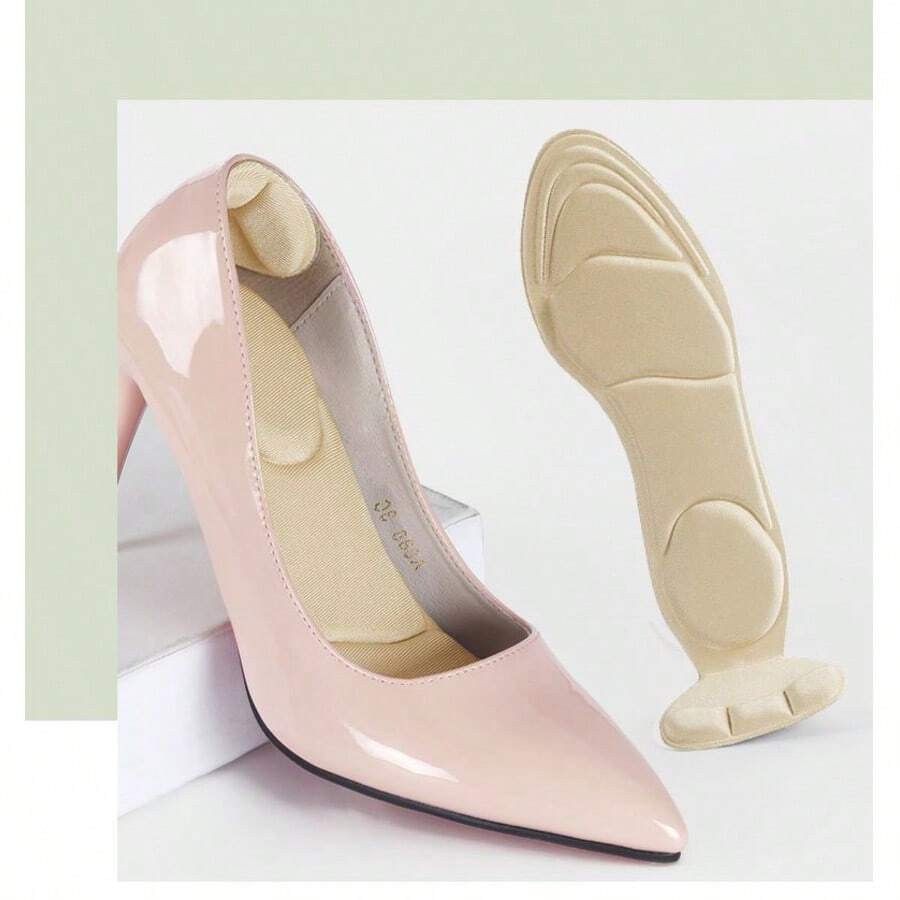 1 Pair High Heel Insoles, Suitable For Loose Shoes, Adjustable Insoles, Unisex, Also Fit For Plus Size Shoes. The Insoles Can Improve Shoe Fit And Comfort, Effectively Prevent Heel Slippage And Blisters, Suitable For Women's High Heels And Men's Sneakers. Insulation,Galentines,Puppy,Carnival,Party Decorations,Shoe,Spring Summer Picks,Brides Maid Gifts,Room,Bedroom Deccor,Bedroom Deccor,Beach,Travel,For Men,For Women,Vacation - Multicolor - View 1