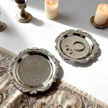 1pc Vintage Style Jewelry Display Tray, Versatile For Holding Rings And Earrings. An Ideal Holiday Gift, Perfect For Adorning Fashionable Vanity And Bedroom, Or As An Office Organization Solution. A Unique Gift For Both Men And Women - Elevate Your Space With This Elegant Accessory. - Many - View 1