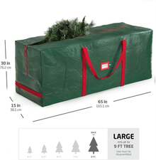 ¡RecomendadoZober Bolsa de árbol de Navidad – Almacenamiento para árbol de Navidad artificial para árboles de hasta 2.75 m de alto – También aloja inflables para festividades |   65 x 15 x 30..., Verde¡Top de Temporada - Azul marino - Ver 6