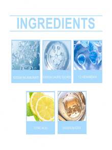 Toilet Gentle Cleaning Fragrant Odor & Stain Remover Cleaning Powder - Multicolor - View 4
