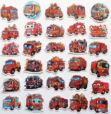 Sporty Car Stickers & Bumper Stickers - Fire Truck - View 13