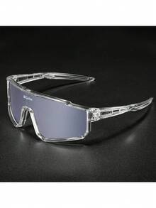 SCVCN For Women Cycling Glasses, Y2K Fashion Glasses, Bike Eyewear For Mountain Bike Road Bike Outdoor Sports Cycling Driving Fishing Running Golf Beach Baseball Single Glasses White Frame - Multicolor - View 6