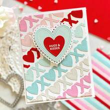 1个心形金属模切模具，2025金属切割模具，适用于纸卡制作、剪贴簿DIY卡片、相册工艺装饰