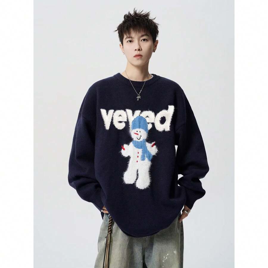 Swetry sportowe męskie - granatowy - Zobacz 1