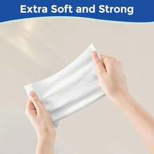 Zepirrcl 6 Packs Of Disposable Body Wipes, Extra Large Size, Flip-Top Packaging, Resealable. For Body And Hand Cleaning. Suitable For Hiking, Fitness, Outdoor Activities, Travel, And Camping. 20*30CM/15*20CM - 藍色 - 查看 3