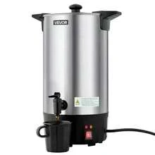 Commercial Coffee Urn, 60 Cup 9 L Hot Beverage Dispenser With Dripless Faucet, Quick-Brewing Stainless Steel Large Commercial Coffee Maker, For Catering, Business, Party, Church & Restaurant - US A Type Plug(110-127V) - View 8